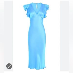 Amanda Uprichard Cecilia Silk Midi Dress